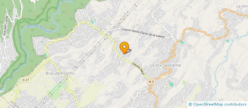 localisation de l'entreprise MONSIEUR JEROME POTHIN  LE TAMPON