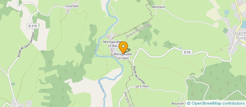 localisation de l'entreprise MONSIEUR JEROME POTRON à QUARRE-LES-TOMBES