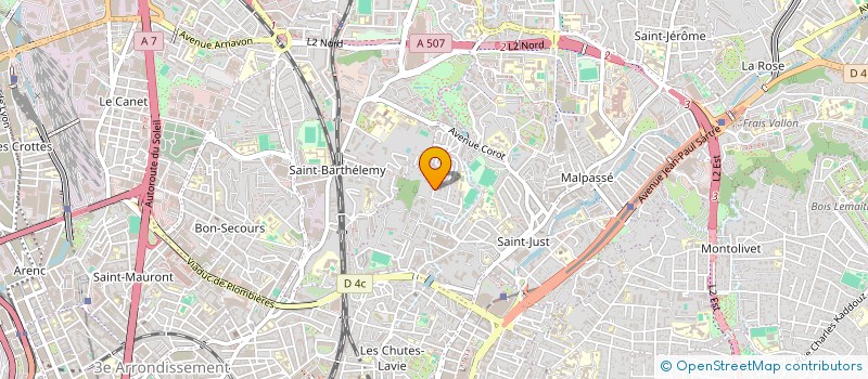 localisation de l'entreprise MONSIEUR JEROME POUEY  MARSEILLE