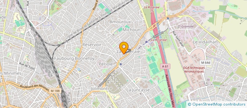 localisation de l'entreprise MONSIEUR JEROME POUGNAND à TOULOUSE