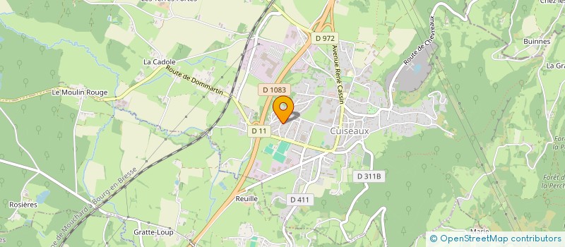 localisation de l'entreprise MONSIEUR JEROME POUPEAU à CUISEAUX