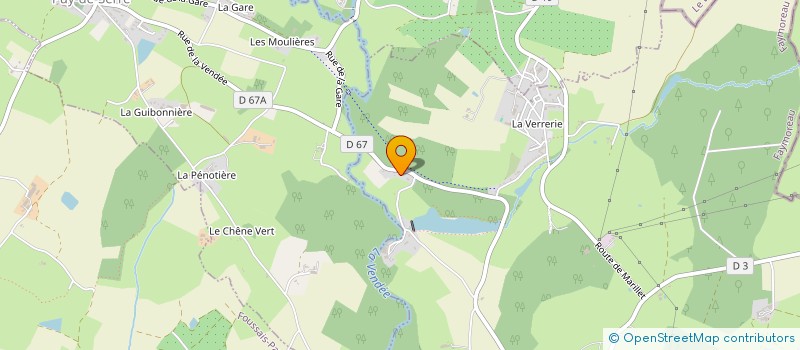 localisation de l'entreprise MONSIEUR JEROME POUPIN  SAINT-HILAIRE-DES-LOGES