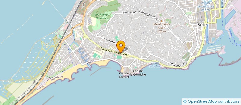 localisation de l'entreprise MONSIEUR JEROME POURRET  SETE