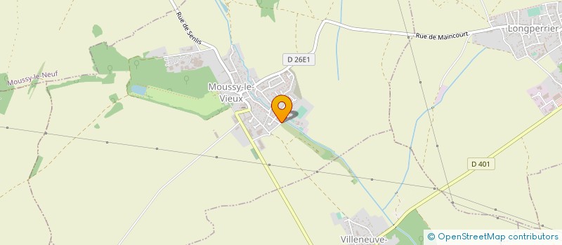 localisation de l'entreprise MONSIEUR JEROME POURVENDIER  MOUSSY-LE-VIEUX