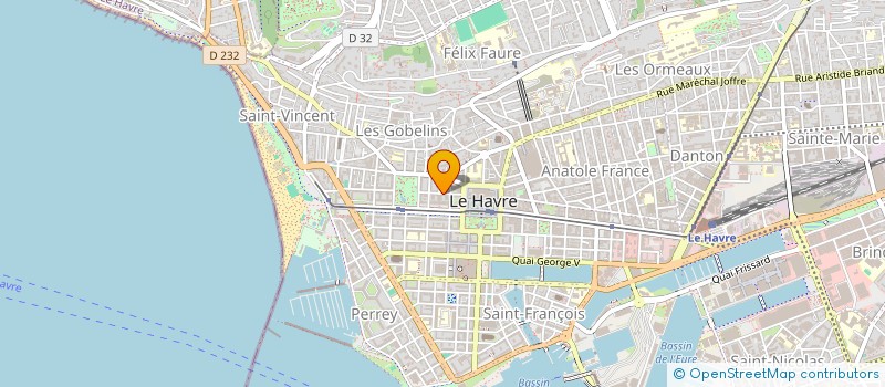 localisation de l'entreprise MONSIEUR JEROME POYE à LE HAVRE