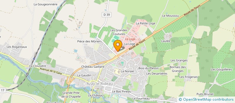 localisation de l'entreprise MONSIEUR JEROME PRAGNON  AZAY-LE-RIDEAU