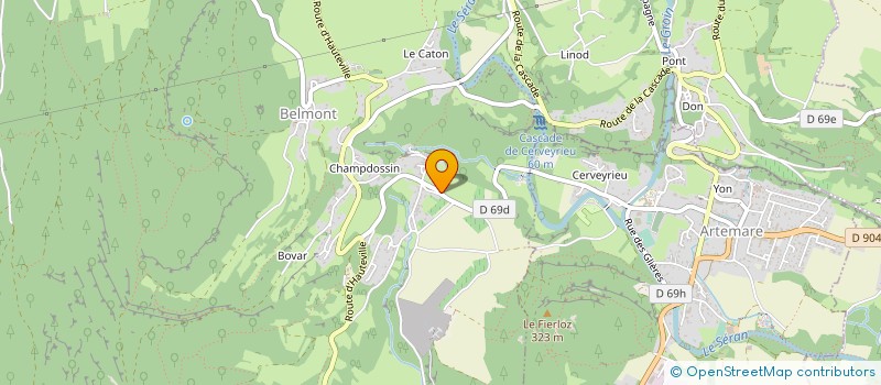 localisation de l'entreprise MONSIEUR JEROME PRAS  VALROMEY-SUR-SERAN