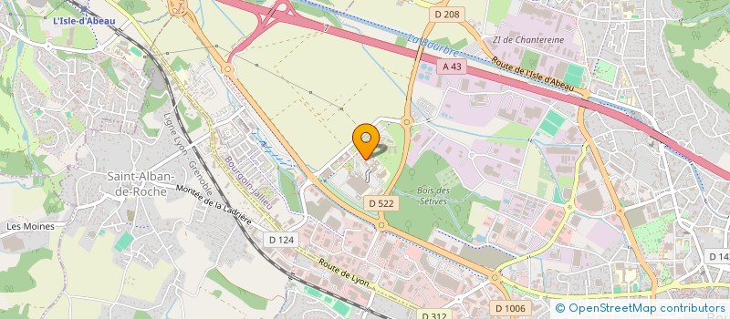 localisation de l'entreprise MONSIEUR JEROME PROST  BOURGOIN-JALLIEU