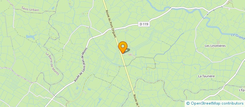 localisation de l'entreprise MONSIEUR JEROME PROUX à SALLERTAINE