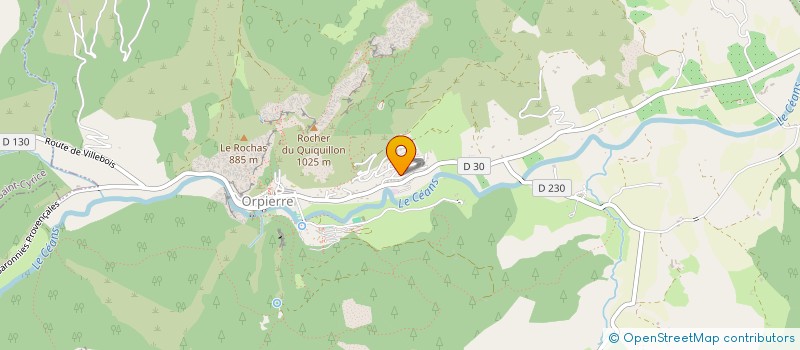 localisation de l'entreprise MONSIEUR JEROME PUC  ORPIERRE