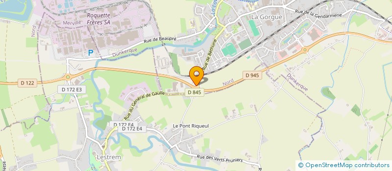 localisation de l'entreprise MONSIEUR JEROME PUCHELLE  LA GORGUE