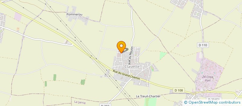 localisation de l'entreprise MONSIEUR JEROME PUGIBET  CLAVETTE