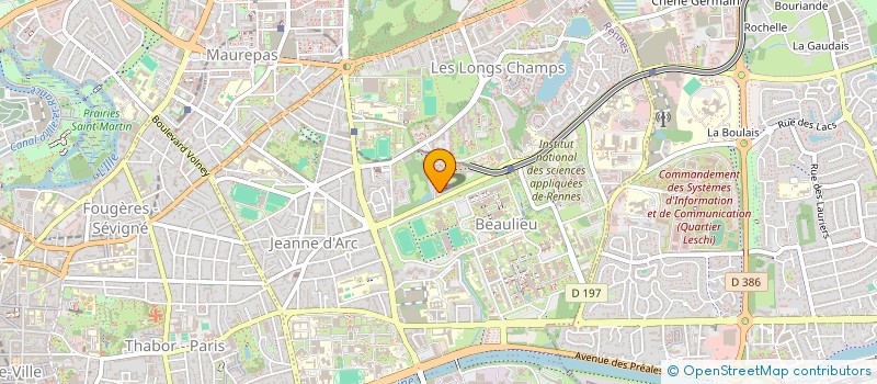 localisation de l'entreprise MONSIEUR JEROME QUEMENEUR  RENNES