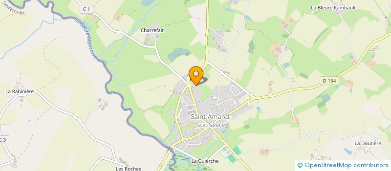 localisation de l'entreprise MONSIEUR JEROME QUENTIN  SAINT-AMAND-SUR-SEVRE