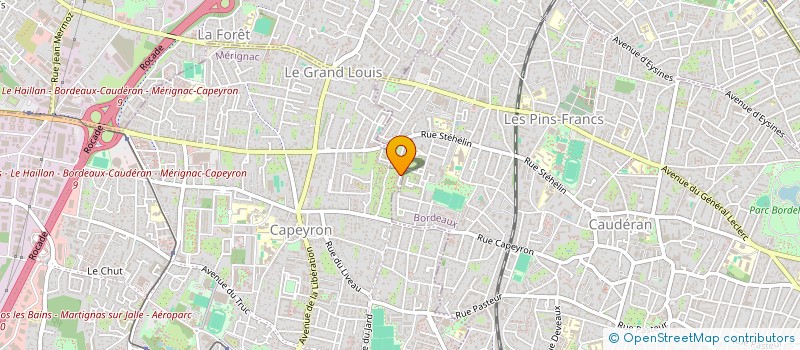 localisation de l'entreprise MONSIEUR JEROME QUERO  MERIGNAC