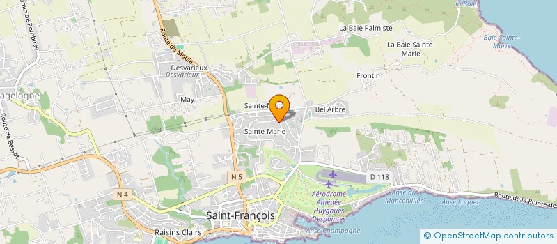 localisation de l'entreprise MONSIEUR JEROME QUESTEL  SAINT-FRANCOIS