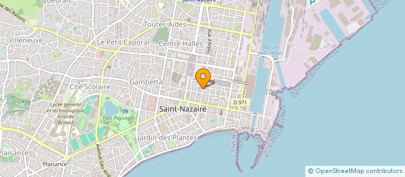 localisation de l'entreprise MONSIEUR JEROME QUILHAC  SAINT-NAZAIRE