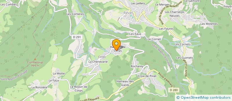 localisation de l'entreprise MONSIEUR JEROME QUINTIN  SAINT-MARTIN-D'URIAGE