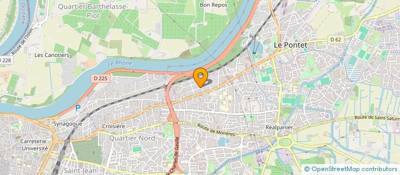 localisation de l'entreprise MONSIEUR JEROME QUOIRIN  LE PONTET