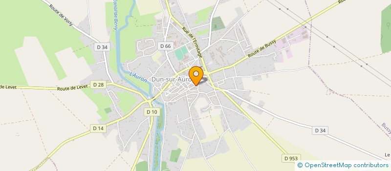 localisation de l'entreprise MONSIEUR JEROME RAGONNET  DUN-SUR-AURON