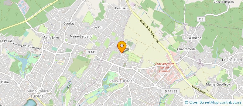 localisation de l'entreprise MONSIEUR JEROME RAMBEAU  VAUX-SUR-MER