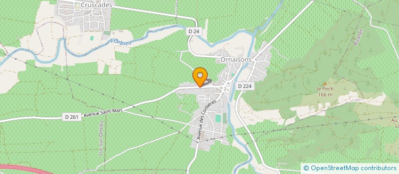 localisation de l'entreprise MONSIEUR JEROME RANDAZZO  ORNAISONS