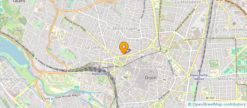 localisation de l'entreprise MONSIEUR JEROME RANVE à DIJON