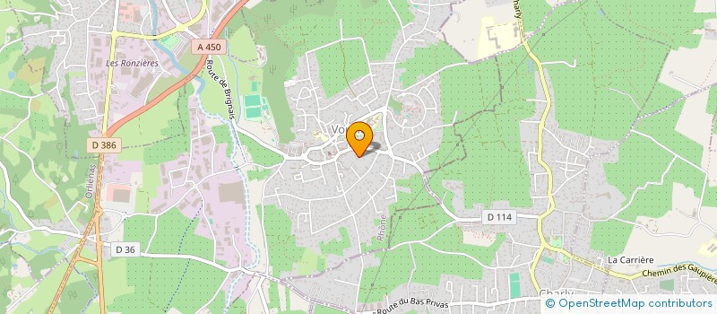 localisation de l'entreprise MONSIEUR JEROME RAPPO  VOURLES