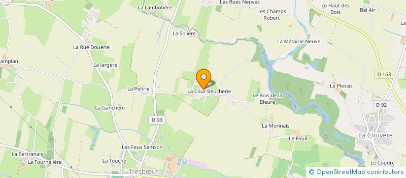 localisation de l'entreprise MONSIEUR JEROME RAULT  TRESBUF