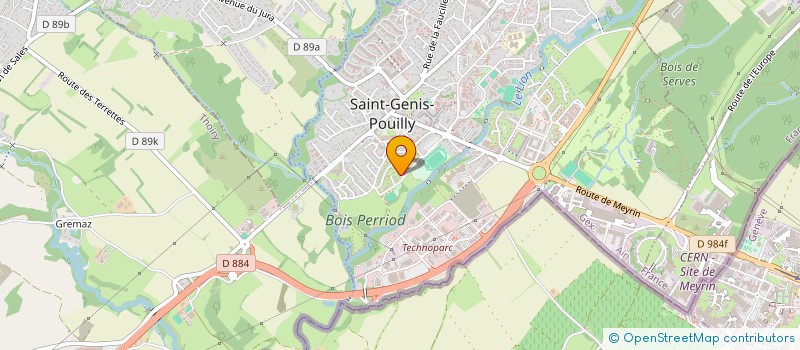 localisation de l'entreprise MONSIEUR JEROME RAUSCHER à SAINT-GENIS-POUILLY