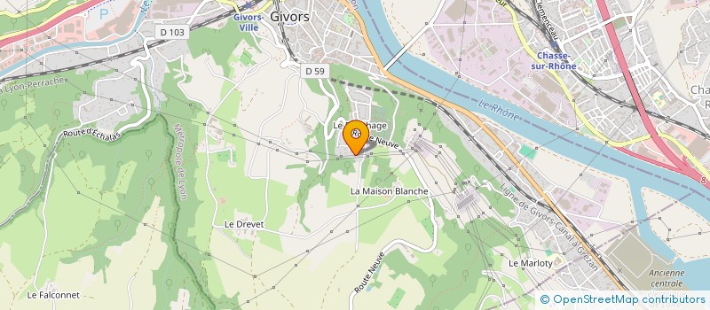 localisation de l'entreprise MONSIEUR JEROME RAY  GIVORS