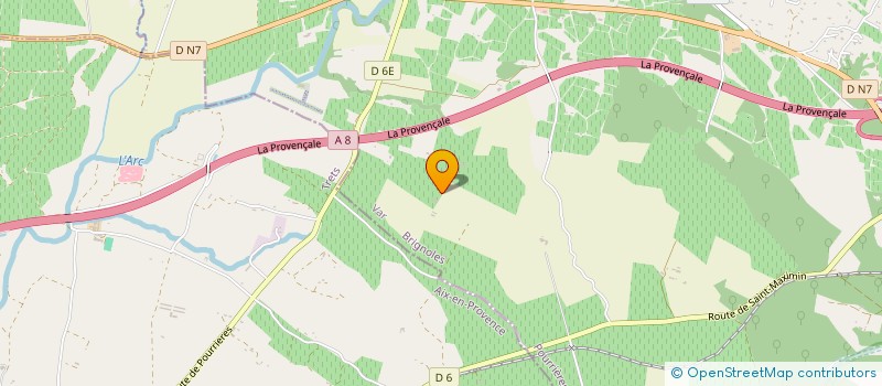 localisation de l'entreprise MONSIEUR JEROME RAYNAL  POURRIERES