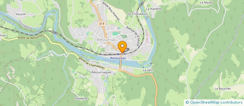 localisation de l'entreprise MONSIEUR JEROME RAYNAUD à RETOURNAC