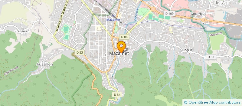 localisation de l'entreprise MONSIEUR JEROME REBOUX à MAZAMET
