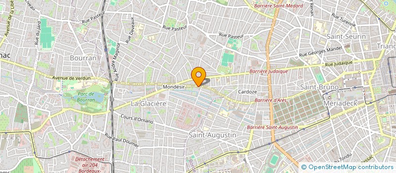 localisation de l'entreprise MONSIEUR JEROME REGNIER  MERIGNAC