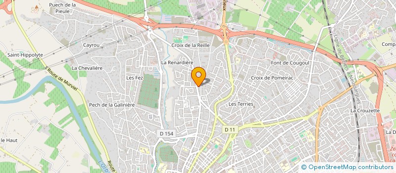 localisation de l'entreprise MONSIEUR JEROME REILLES à BEZIERS