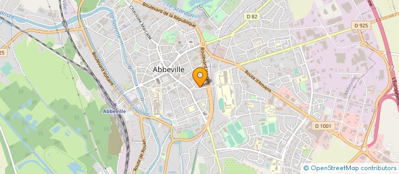 localisation de l'entreprise MONSIEUR JEROME REIX à ABBEVILLE