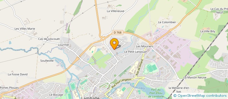 localisation de l'entreprise MONSIEUR JEROME RENAULT  LAMBALLE-ARMOR