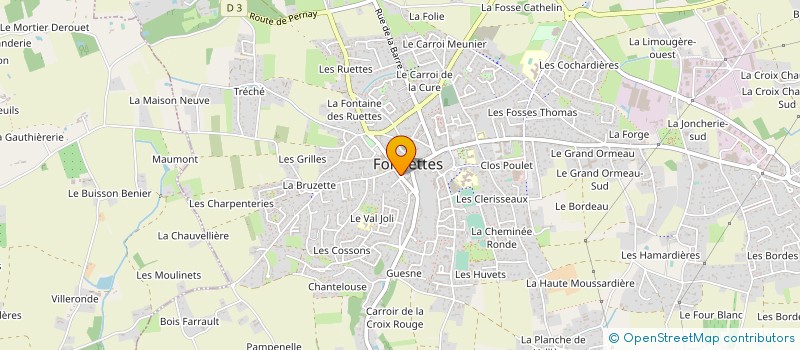 localisation de l'entreprise MONSIEUR JEROME RENAULT  FONDETTES