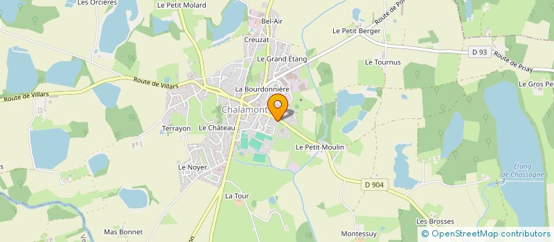 localisation de l'entreprise MONSIEUR JEROME RENOULT à CHALAMONT
