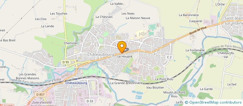 localisation de l'entreprise MONSIEUR JEROME RENOULT à CHATEAUBOURG