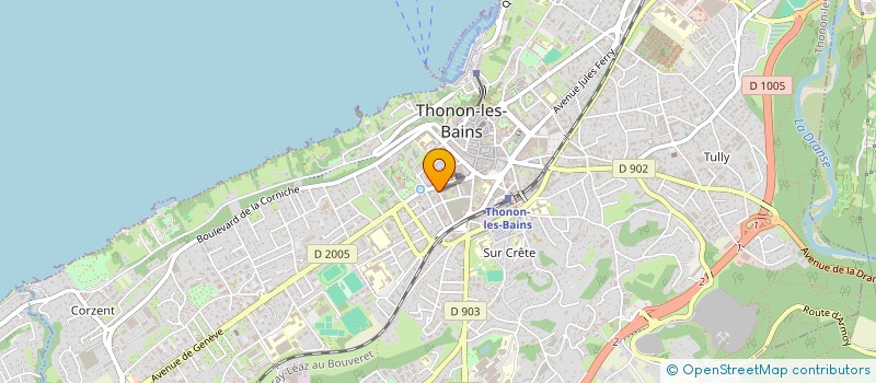 localisation de l'entreprise MONSIEUR JEROME REQUIN  THONON-LES-BAINS