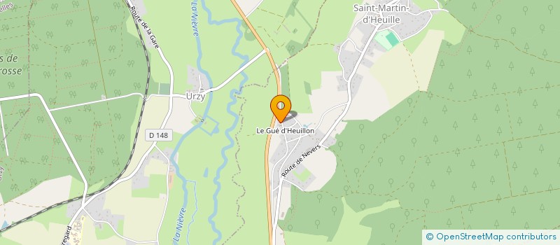 localisation de l'entreprise MONSIEUR JEROME REVEILLE  SAINT-MARTIN-D'HEUILLE