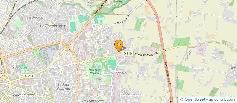 localisation de l'entreprise MONSIEUR JEROME REVOL  VALENCE