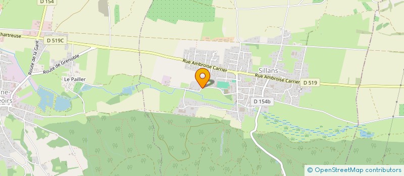 localisation de l'entreprise MONSIEUR JEROME REY  SILLANS