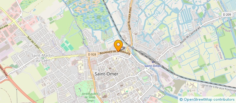 localisation de l'entreprise MONSIEUR JEROME REYNAERT  SAINT-OMER