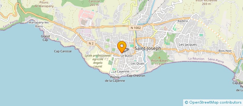 localisation de l'entreprise MONSIEUR JEROME REYPE  SAINT-JOSEPH