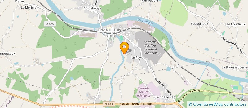 localisation de l'entreprise MONSIEUR JEROME RIBARDIERE  CHABANAIS