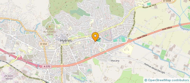 localisation de l'entreprise MONSIEUR JEROME RICHARD à HYERES