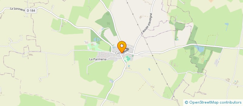 localisation de l'entreprise MONSIEUR JEROME RICHAUDEAU  ERDRE-EN-ANJOU